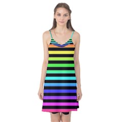 Rainbow Stripes Camis Nightgown by ArtistRoseanneJones