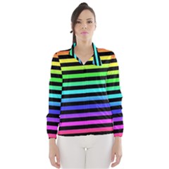 Rainbow Stripes Wind Breaker (women)