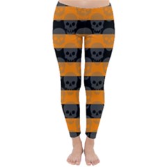 Deathrock Stripes Winter Leggings 