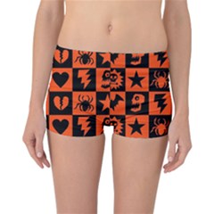 Goth Punk Checkers Reversible Boyleg Bikini Bottoms