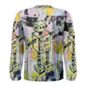 Graffiti Graphic Robot Men s Long Sleeve Tee View2