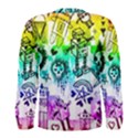 Rainbow Scene Kid Sketches Men s Long Sleeve Tee View2