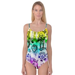 Rainbow Scene Kid Sketches Camisole Leotard 