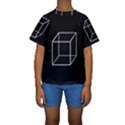 Simple Cube Kid s Short Sleeve Swimwear View1