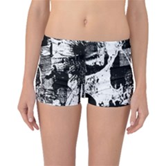 Grunge Skull Boyleg Bikini Bottoms by ArtistRoseanneJones