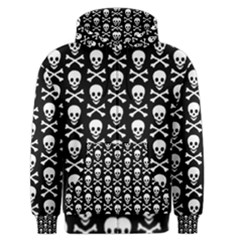 Skull And Crossbones Pattern Men s Zipper Hoodie