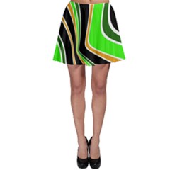 Colors Of 70 s Skater Skirt by Valentinaart