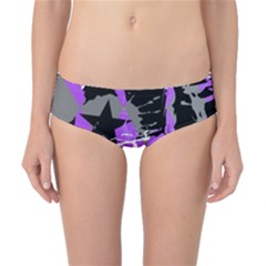 Purple Scene Kid Classic Bikini Bottoms