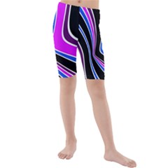 Colors Of 70 s Kid s Mid Length Swim Shorts