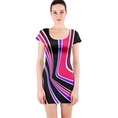 Colors Of 70 s Short Sleeve Bodycon Dress