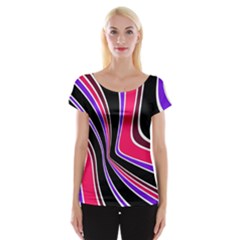 Colors Of 70 s Women s Cap Sleeve Top