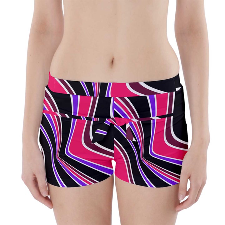 Colors of 70 s Boyleg Bikini Wrap Bottoms