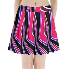 Colors Of 70 s Pleated Mini Mesh Skirt