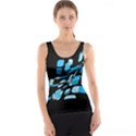 Blue abstraction Tank Top View1