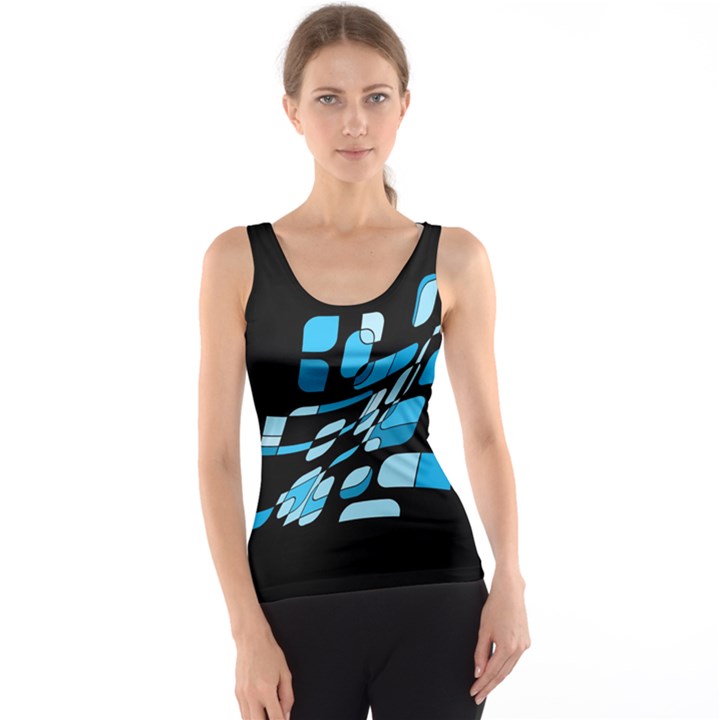 Blue abstraction Tank Top