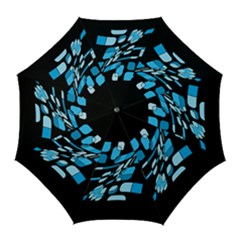 Blue Abstraction Golf Umbrellas