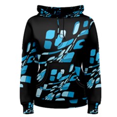 Blue Abstraction Women s Pullover Hoodie