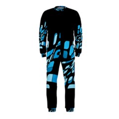 Blue Abstraction Onepiece Jumpsuit (kids)