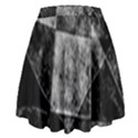 Dark Geometric Grunge Pattern Print High Waist Skirt View2