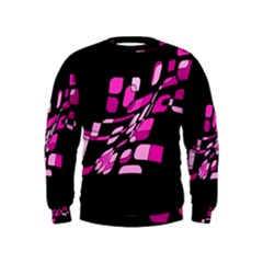 Purple Abstraction Kids  Sweatshirt