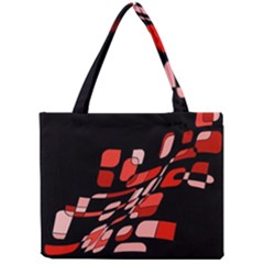 Orange Abstraction Mini Tote Bag