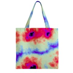 Calm Of The Storm Zipper Grocery Tote Bag