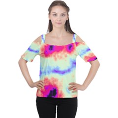 Calm Of The Storm Women s Cutout Shoulder Tee