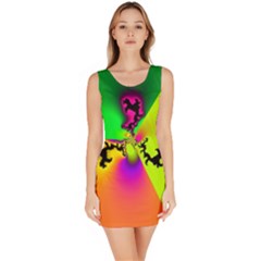 Creation Of Color Sleeveless Bodycon Dress