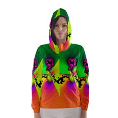 Creation Of Color Hooded Wind Breaker (women) by TRENDYcouture