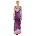 Liquid Roses Maxi Thigh Split Dress View2