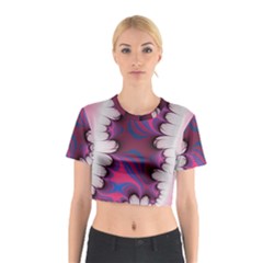 Liquid Roses Cotton Crop Top