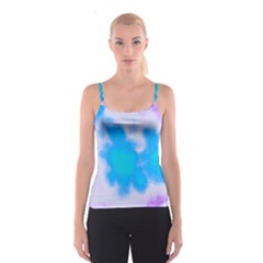 Blue And Purple Clouds Spaghetti Strap Top