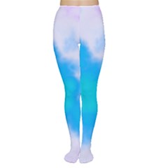 Blue And Purple Clouds Women s Tights