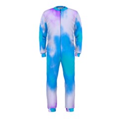 Blue And Purple Clouds Onepiece Jumpsuit (kids)