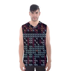 Triangles                                                                               Men s Basketball Tank Top by LalyLauraFLM