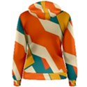 Shapes in retro colors                                                                                  Women s Pullover Hoodie View2