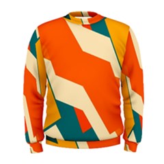 Shapes In Retro Colors                                                                                   Men s Sweatshirt