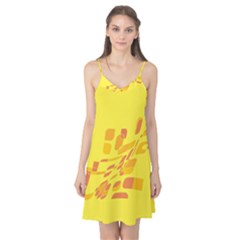 Yellow Abstraction Camis Nightgown