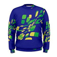 Blue Abstraction Men s Sweatshirt