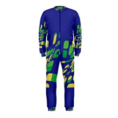 Blue Abstraction Onepiece Jumpsuit (kids)