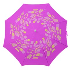 Pink Abstraction Straight Umbrellas