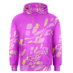 Pink Abstraction Men s Pullover Hoodie