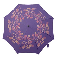 Purple Abstraction Hook Handle Umbrellas (small)