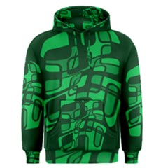 Green Abstraction Men s Pullover Hoodie by Valentinaart