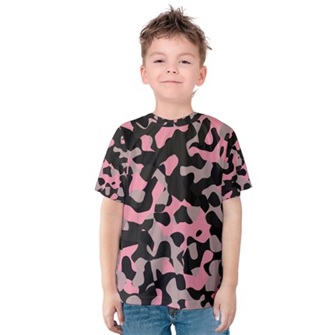 Kitty Camo Kid s Cotton Tee by TRENDYcouture