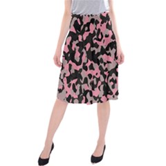 Kitty Camo Midi Beach Skirt