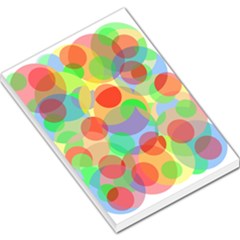 Colorful Circles Large Memo Pads by Valentinaart