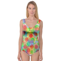 Colorful Circles Princess Tank Leotard  by Valentinaart