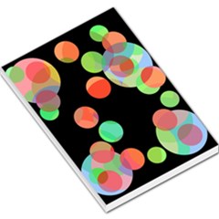 Colorful Circles Large Memo Pads by Valentinaart