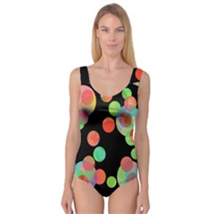 Colorful Circles Princess Tank Leotard 